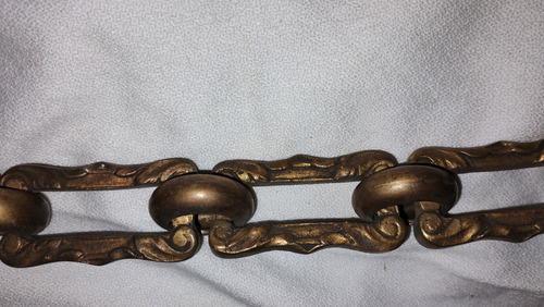 Cadena De Bronce Antigua Para Arañas (Usado)