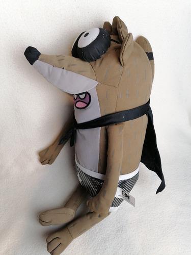 Peluche Original Rigby Un Show Mas Cartoon Network Habla 43. (Usado)