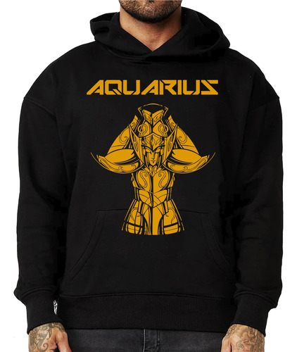 Poleron Saint Seiya Acuario Logo Anime