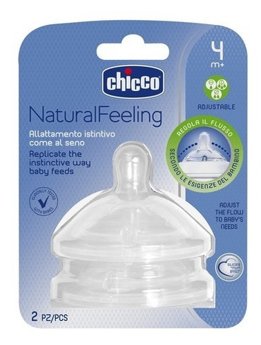Tetinas Chicco Naturalfeeling 4m+ By Maternelle