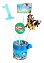 Comprar 6 Centros De Mesa Souvenirs Granja Zenon 30cm Personalizados