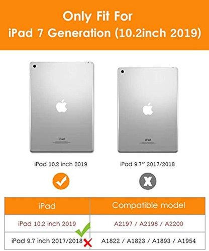 Imagen 2 de 7 de Cantis Funda Para iPad 7ª Generación, iPad 10.2 2019,