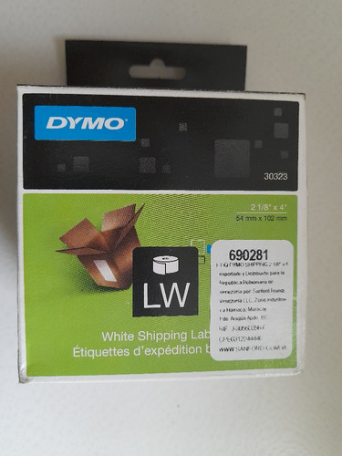 Etiquetas Dymo Label Writer, 1 Rollo De 220 Uds., 54mmx102mm