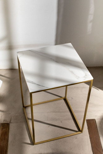 Mesa Luz Arrime Auxiliar Hierro Moderna P/ Sillón O Cama