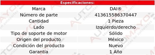 Tacón Soporte De Motor Izq/der C20 L6 4.1l 63-80