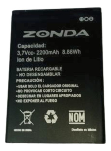 Bateria Zonda 2200