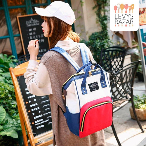 Imagen 7 de 10 de Mochila Maternal Impermeable Bolso Multifuncion Termica