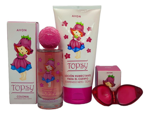 Set De Perfume Para Niña Colonia Topsy Original Avon