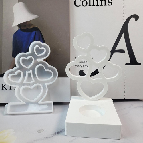 Moldes De Silicona De Resina Para Portavelas Molde Para Vela