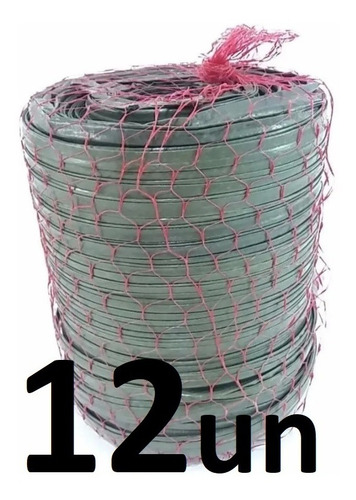 Imagem 1 de 2 de Fitilho Plastico Kit Com 12 Rolos Embalagem Artesanato