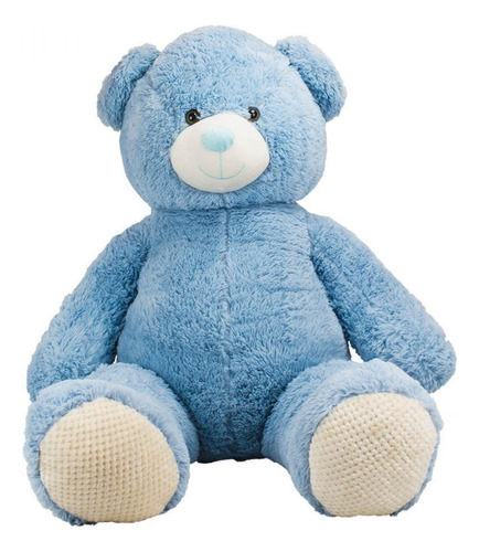 Urso Azul Gigante 83cm - Pelúcia
