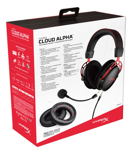 Audífonos Gamer Hyperx Cloud Alpha, Ps5, Xbox One