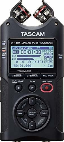 Tascam Dr-40x Grabador De Audio Digital De Cuatro Pistas E I