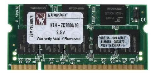 Memoria RAM 1GB 1 Kingston KTH-ZD7000/1G