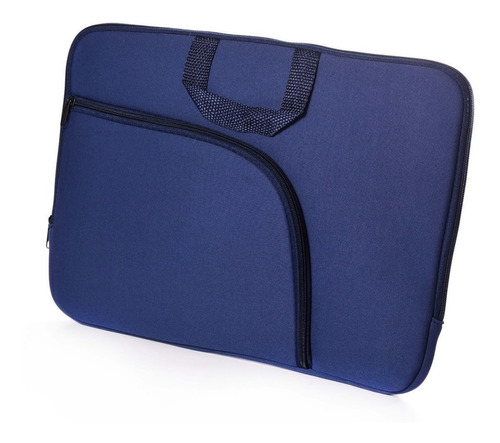 Imagem 1 de 3 de Capa Para Notebook Com Bolso 17 Polegadas Azul 