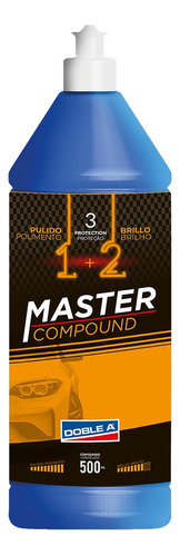 Liquido Pulidor De Autos Master Compound Doble A 500 Ml Color Incoloro