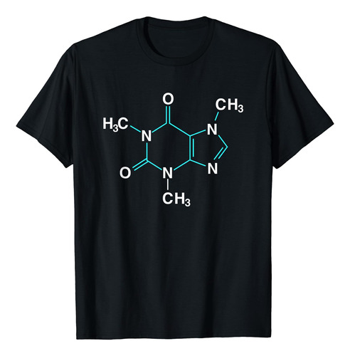 Molécula De Cafeína - Playera Divertida De Química Del Café