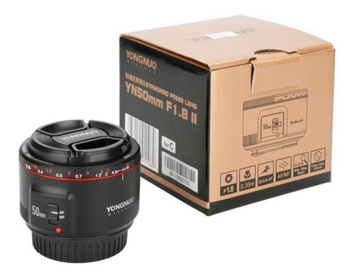 Imagen 1 de 8 de Lente Yongnuo Yn 50 Mm F1.8 Ii P/ Canon