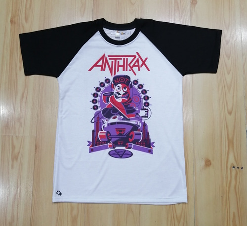 Camisetas Anthrax Música Thrash Metal 