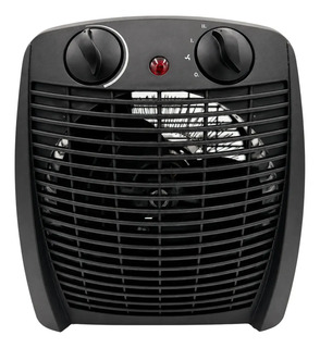 Aquecedor Elétrico 2 Em 1 Kian Preto 1500w Aq100 2 Níveis De Aquecimento + Ventilação