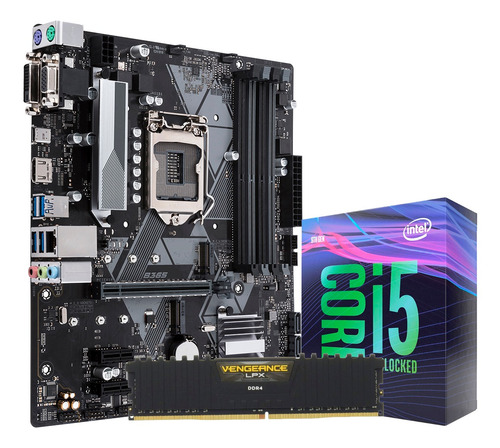 Combo De Actualizacion Pc Intel I5 9600k Mother 8gb