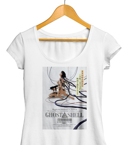 Remera Ghost In The Shell Diseño Exclusivo Mujer