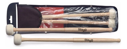 Palillos Bateria Timbales Stagg Mallet 35 Full Smtimf35