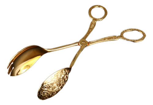 /pegador De Pão Tenazes De Metal Para Cozinha Dourado