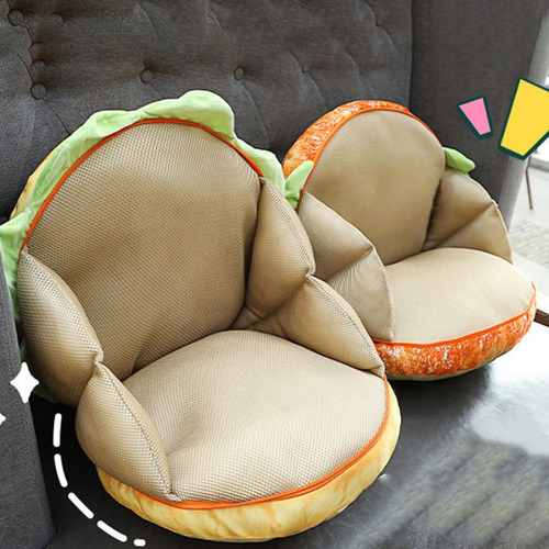 Cojín Decoración Sofá Cuerpo Hamburguesa Pan Cojín Para