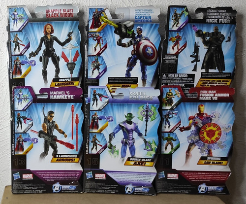 Hasbro The Avengers Movie 3.75 Set De 7 Piezas. (Usado)