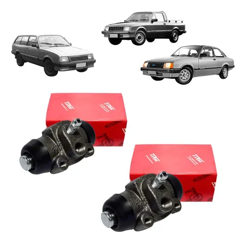 Par Burrinhos De Freio Traseiro Chevy 500 1987 1988 A 1994