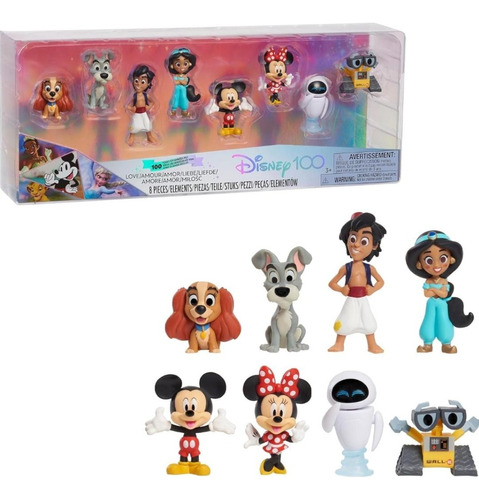 Figuras Disney 100 Años (set Love)