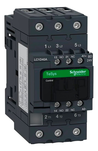 Contactor Tripolar 40a 1na-1nc 380v Schneider