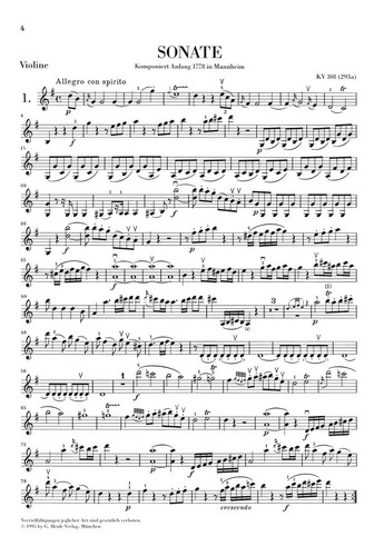 Sonatas For Piano And Violin, Volume I / Sonatas Para Violín