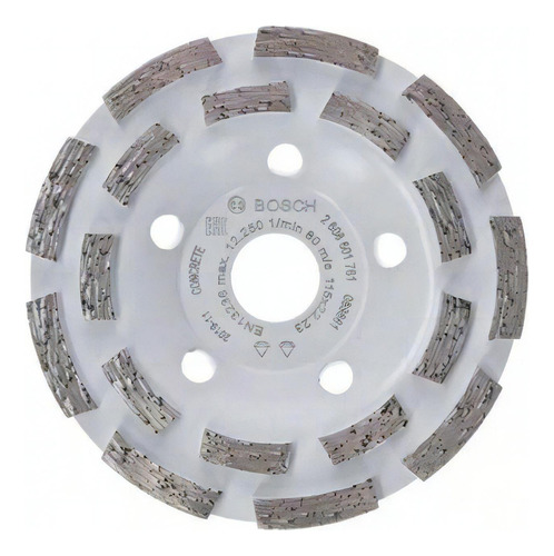 Prato Diamantado 125mm Segmentado Bosch Expert For Concrete