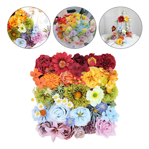 De Boda Combinados De Flores Artificiales Coloridos Para La