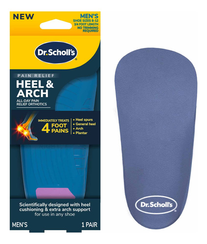 Dr. Scholl's® Tacon Y Arco Ortopedico Para Aliviar El Dolor