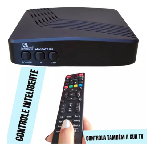 Kit Nova Antena Parabólica Ku Completa 100/% Livre