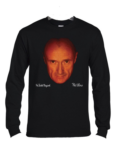 Polera Ml Phil Collins No Jacket Required Pop Abominatron