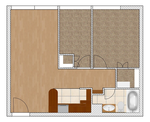 Departamento En Venta De 2 Dorm - Santiago (lord Cochrane)