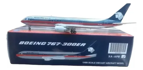 Avion Boeing 767-300er De Aeromexico Xa-apb En Escala 1:400