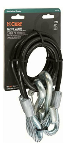 Curt 80176 Cables De Seguridad Para Remolque Con