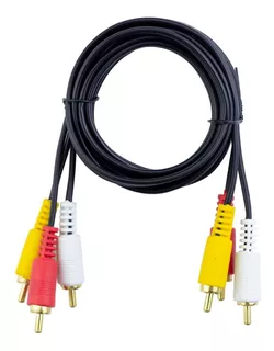 Cable Rca A Rca Y 120cm Tv Dvd Mayoreo Oferta 11-1056