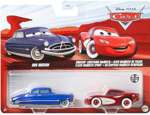 Disney Cars Hudson & Mcqueen De - Mattel -