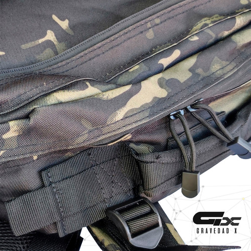 Mochila Táctica Camping Trekking Mochilero 45 L. Gravedad X