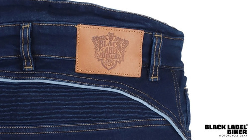 Imagen 2 de 4 de Pantalón Motociclista Kevlar Black Label Biker Dalton