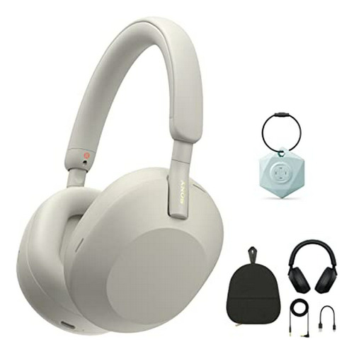 Combo Sony Wh-1000xm5 Silver + Localizador Bluetooth