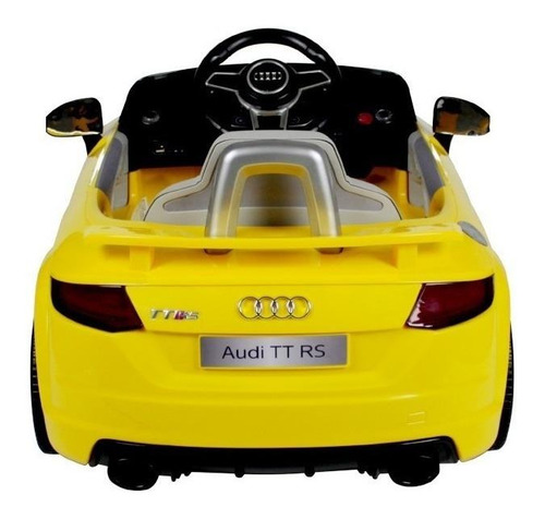 Carro a bateria para crianças Bel Audi TT RS Brink cor amarelo 110V/220V