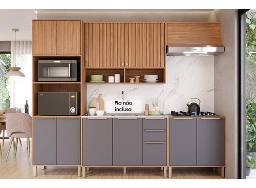 Cozinha Completa Divina 5 Peças (2aéreos+2balcões+1torrequen