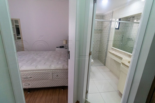 Imagem 7 de 15 de Flat No Jardim Paulista Com 1x Dorm Com Serviços De Arrumação Diária, Tv A Cabo E 1x Vaga De Carro. - Sf36005